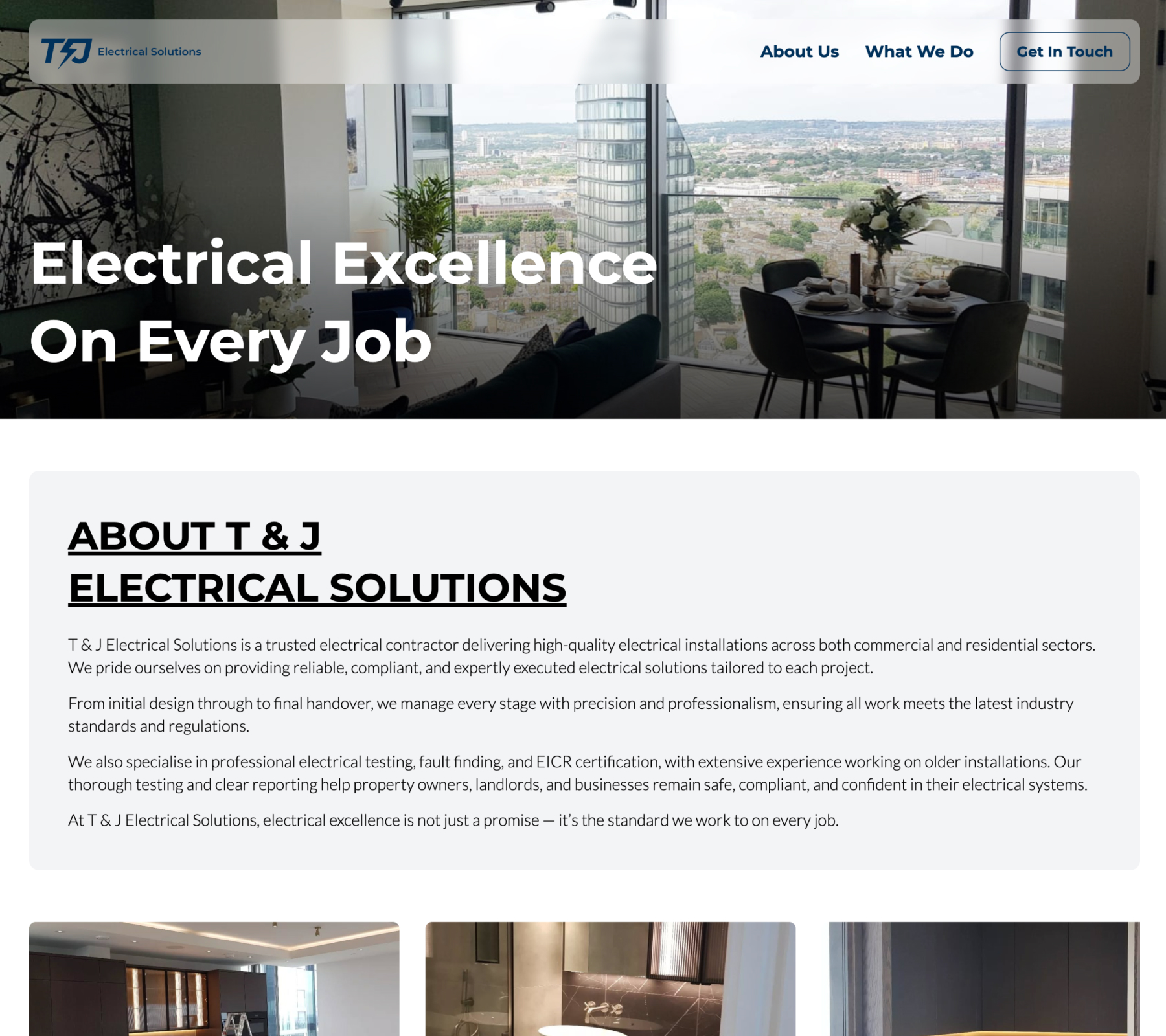 T & J Electrical Solutions